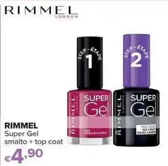 Iperal RIMMEL Super Gel smalto + top coat offerta