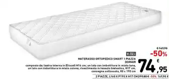 Spazio Conad MATERASSO ORTOPEDICO SMART 1 PIAZZA DORMIR offerta