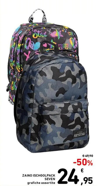 Spazio Conad ZAINO ISCHOOLPACK SEVEN offerta
