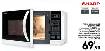 FORNO A MICROONDE 642WW SHARP