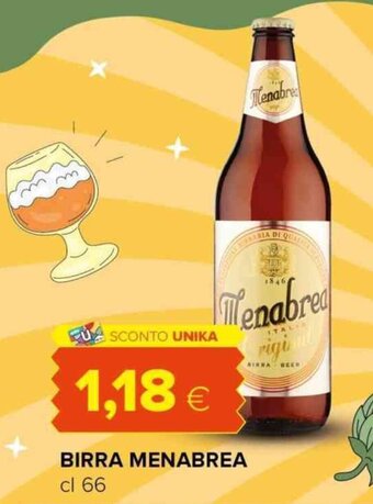 Tigre BIRRA MENABREA cl 66 offerta