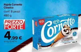 Carrefour Iper Algida Cornetto Classico conf. 8 pezzi 480 g offerta