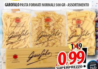 Il Genio Supermercato GAROFALO PASTA FORMATI NORMALI 500 GR-ASSORTIMENTO offerta