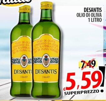 Il Genio Supermercato DESANTIS OLIO DI OLIVA 1 LITRO offerta