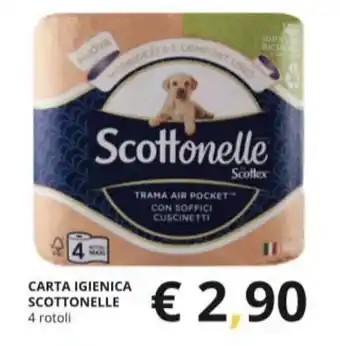 Supermercati Visotto CARTA IGIENICA SCOTTONELLE 4 rotoli offerta