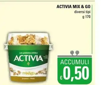 Activia - Mix & Go Muesli Chia Quinoa Mandorle Con Probiotico Bifidus 170 G(ml)