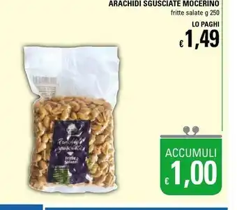 Basko Mocerino Arachidi Sgusciate Fritte Salate 250 G(ml) offerta