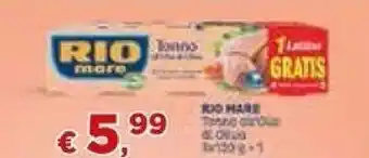 Metà Rio Mare Tonno All'Olio Di Oliva 120 G(ml) offerta