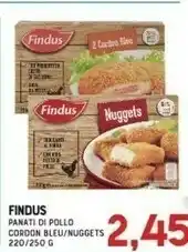 Gran Risparmio Findus Delizie Di Pollo Cordon Bleu 220 G(ml) offerta