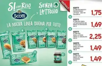 Gran Risparmio Scotti Si Con Riso Bi Con Riso Senza Lattosio offerta