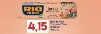 Gran Risparmio Rio Mare Tonno All'Olio Di Oliva offerta