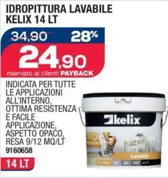 Self IDROPITTURA LAVABILE KELIX 14 LT offerta