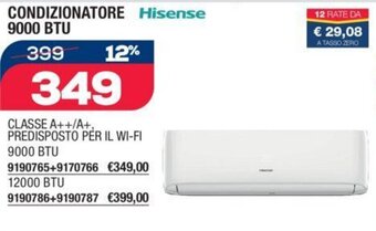 Hisense CONDIZIONATORE 9000 BTU