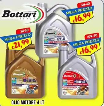 MEGA Bottari OLIO MOTORE 4 LT offerta