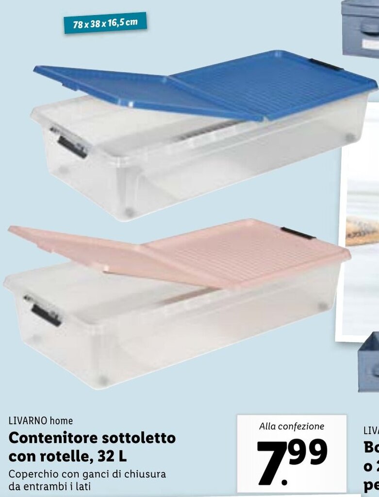 Scatola Portaoggetti Sotto Il Letto 90L - 4 Sacchetti Con Cerniera E Finestra PVC, Per Vestiti, Piumini E Coperte - 100x50x18 Cm - 4