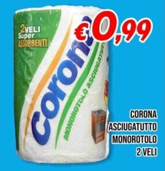 CORONA ASCIUGATUTTO MONOROTOLO 2 VELI