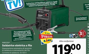 Lidl PARKSIDE Saldatrice elettrica a filo offerta
