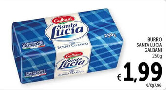 Spazio Conad BURRO SANTA LUCIA GALBANI 250g offerta