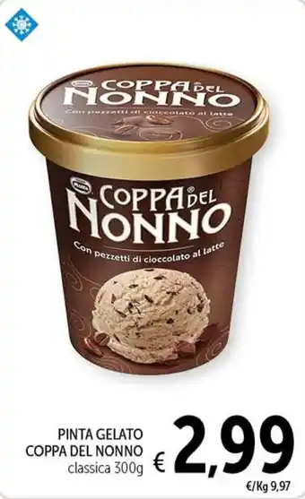 Spazio Conad PINTA GELATO COPPA DEL NONNO classica 300g offerta