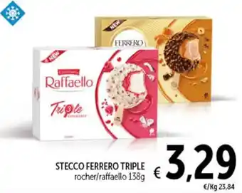 Spazio Conad STECCO FERRERO TRIPLE rocher/raffaello 138g offerta