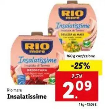 Lidl Rio mare Insalatissime offerta
