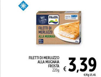 Spazio Conad FILETTI DI MERLUZZO ALLA MUGNAIA FROSTA 220g offerta
