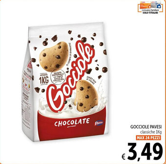 Spazio Conad GOCCIOLE PAVESI classiche 1Kg offerta
