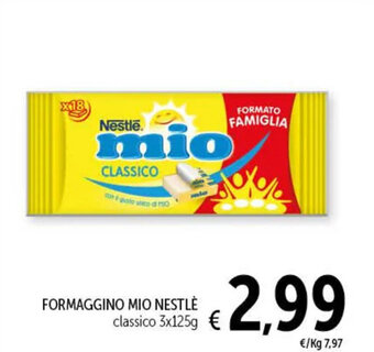 Spazio Conad FORMAGGINO MIO NESTLÈ classico 3x125g offerta