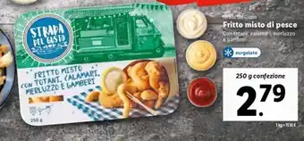 Lidl Fritto misto di pesce 250 g confezione offerta