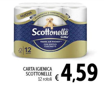 Spazio Conad CARTA IGIENICA SCOTTONELLE 12 rotoli offerta