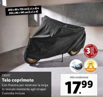 Lidl CRIVIT Telo coprimoto offerta