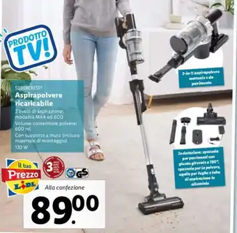 Lidl SILVERCRESTⓇ Aspirapolvere ricaricabile offerta