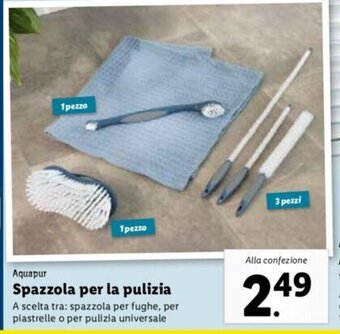 Lidl Aquapur Spazzola per la pulizia offerta