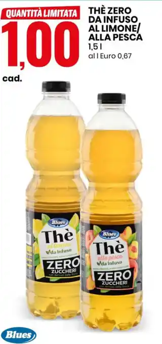 Thè Zero DA INFUSO AL LIMONE/ ALLA PESCA 1,5 l