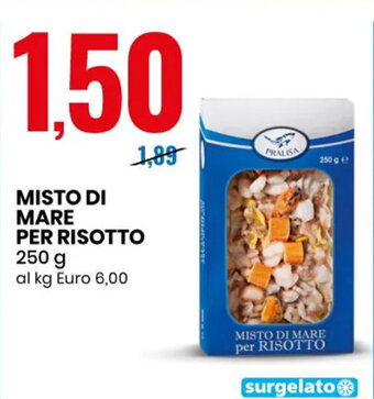 Eurospin MISTO DI MARE per RISOTTO 250 g offerta