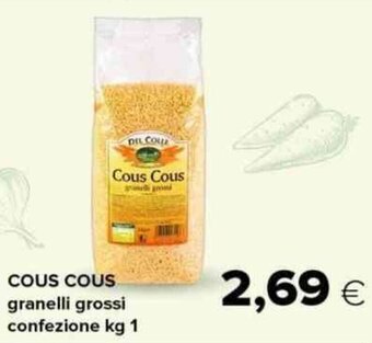 Tigre Cous Cous granelli grossi confezione kg 1 offerta