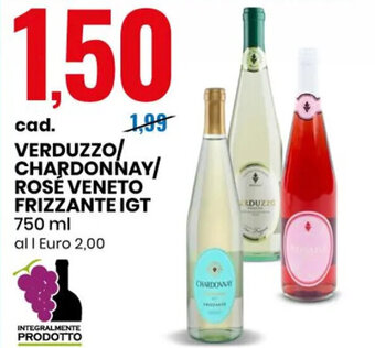 VERDUZZO/ CHARDONNAY/ ROSÉ VENETO FRIZZANTE IGT 750 ml