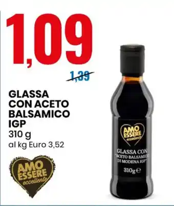 Eurospin GLASSA CON ACETO BALSAMIC DI MODENA IGP 310 g offerta