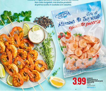 Eurospin CODE DI MAZZANCOLLA TROPICALE SGUSCIATE PRECOTTE 240 g offerta