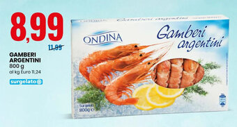 Eurospin GAMBERI ARGENTINI 800 g offerta