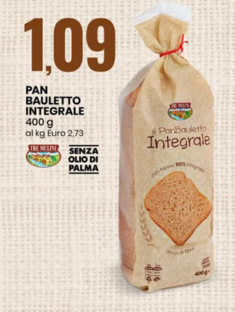 PAN BAULETTO INTEGRALE 400 g