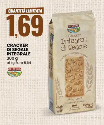 CRACKER DI SEGALE INTEGRALE 300 g