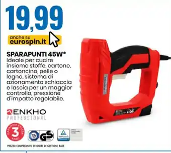 Eurospin SPARAPUNTI 45W* ENKHO PROFESSIONAL offerta