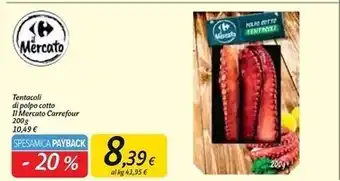 Carrefour Market Carrefour tentacoli di polpo cotto offerta