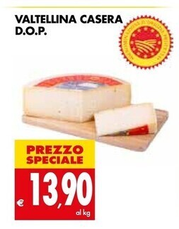 Tigros Valtellina casera d.o.p. offerta