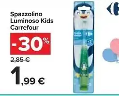 Carrefour Market Carrefour spazzolino luminoso kids offerta