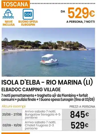 ISOLA D'ELBA - RIO MARINA (LI) ELBADOC CAMPING VILLAGE