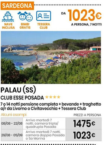 Eurospin PALAU (SS) CLUB ESSE POSADA offerta