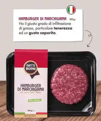 Tigre HAMBURGER DI MARCHIGIANA 180 gr offerta