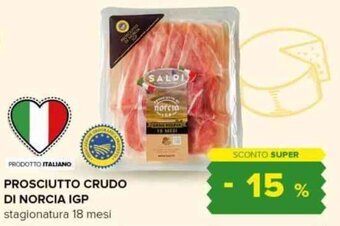 Tigre PROSCIUTTO CRUDO DI NORCIA IGP stagionatura 18 mesi offerta